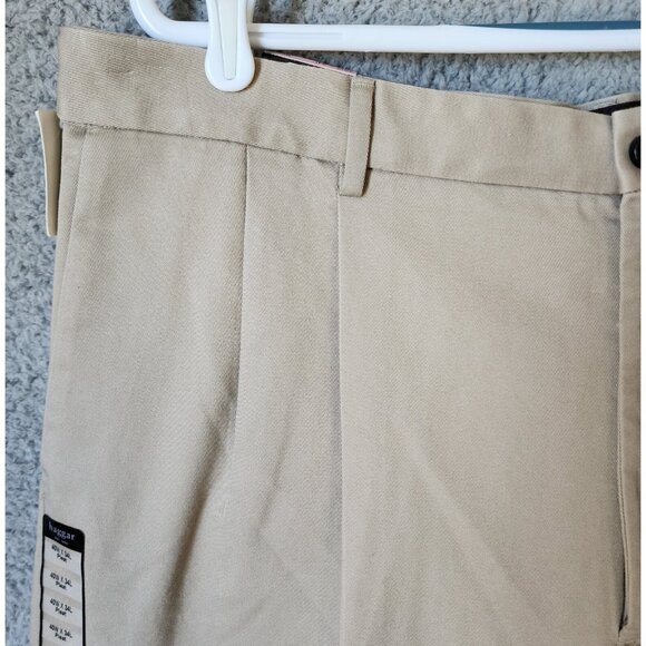 NEW Haggar Work To Weekend Classic Fit No Iron Khaki Dress Pants Size 40 x 34 - Picture 6 of 16
